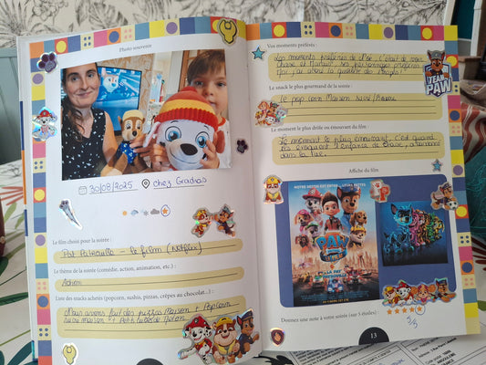 ✨ Carnet "20 aventures avec ses enfants"