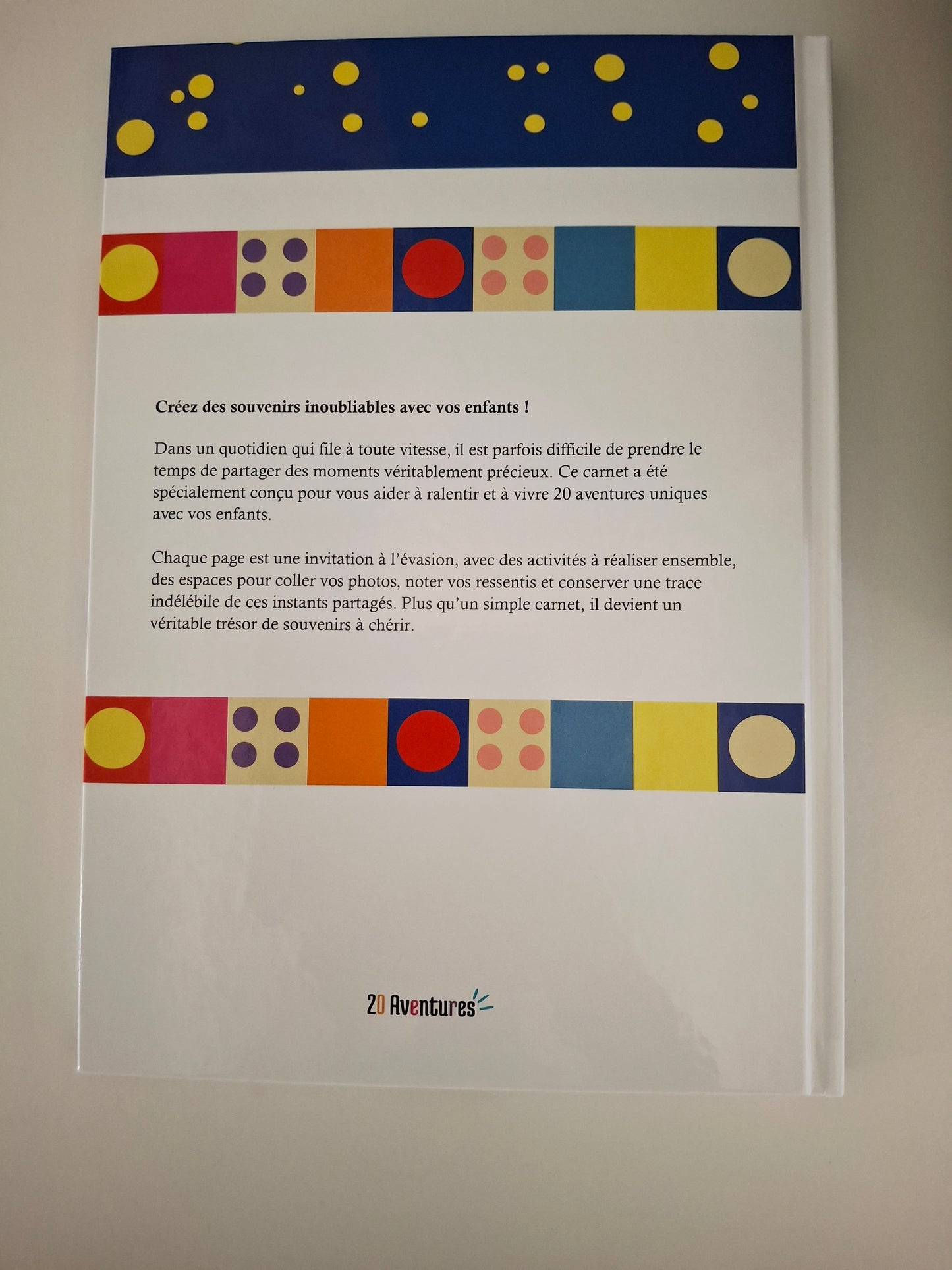 ✨ Carnet "20 aventures avec ses enfants"
